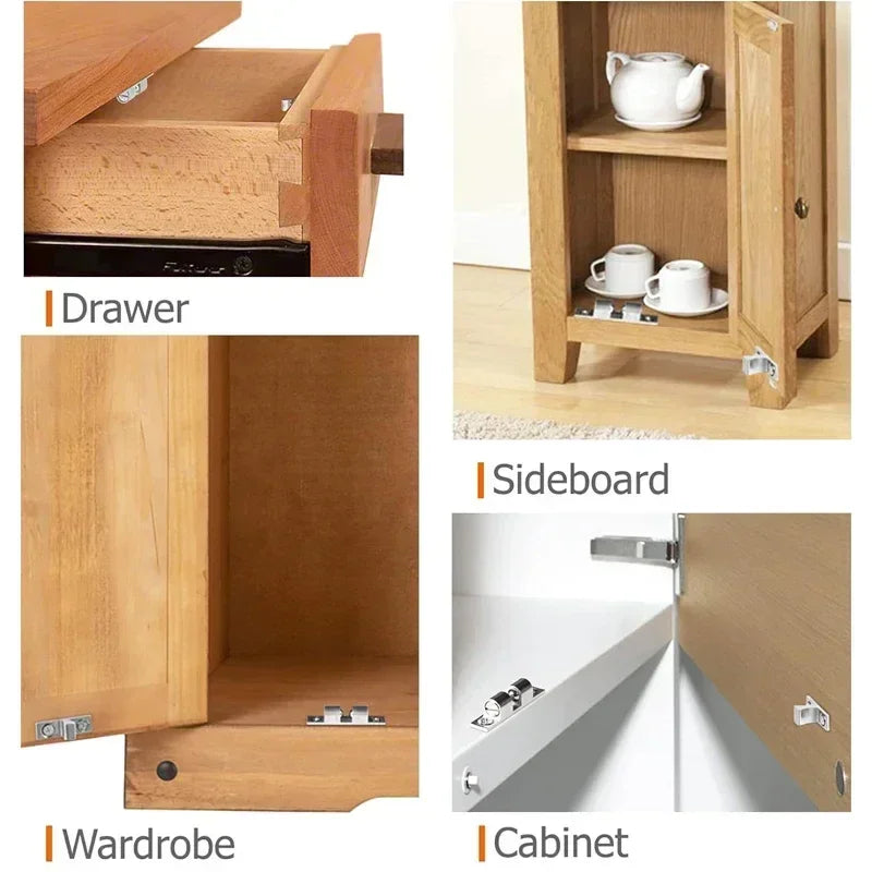 1/3pcs Furniture Door Ball Latch Brass Double Roller Spring Ball Catch Latches Cabinet Closet Door Adjustable Tension Latch