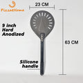 PizzAtHome Long Handle 7/ 8/ 9 Inch Perforated Pizza Turning Peel Pizza Shovel Aluminum Pizza Peel Paddle Small Pizza Tool