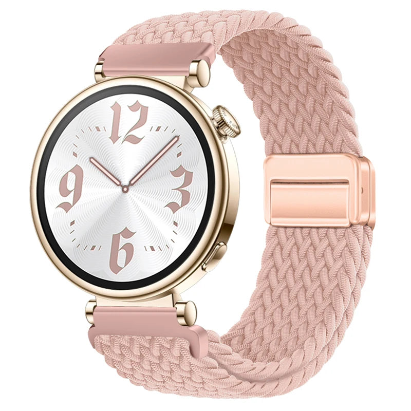 18mm Braided Magnetic Strap For huawei watch GT 5 4 41mm Sport bracelet belt Watchband for HUAWEI watch GT 4/GT 5 pro 42mm band