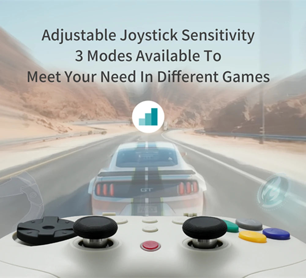 GuliKit Elves 2 Pro Wireless Gaming Controller for Switch 2,Windows,iOS & Android, Hall Effect Joysticks,1000Hz Polling Rate