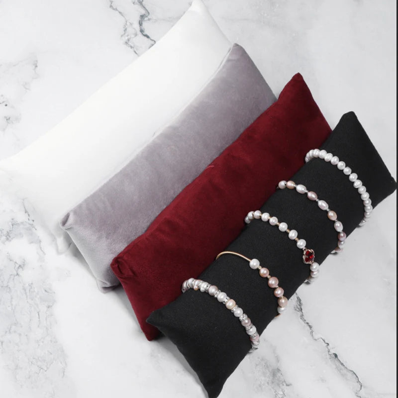 Watch Case Small Pillow Jewelry Box Small Pillow Core Matching Bracelet Jewelry Decoration Items 8x24cm