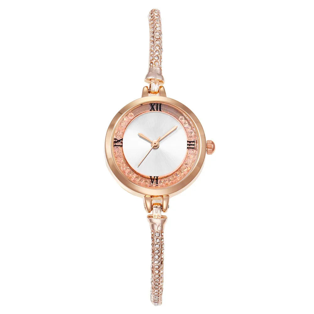 New Fashion Rhinestone Women's Watch Fine Strap Female Analog Quartz Watches Clock Gift Reloj Mujer