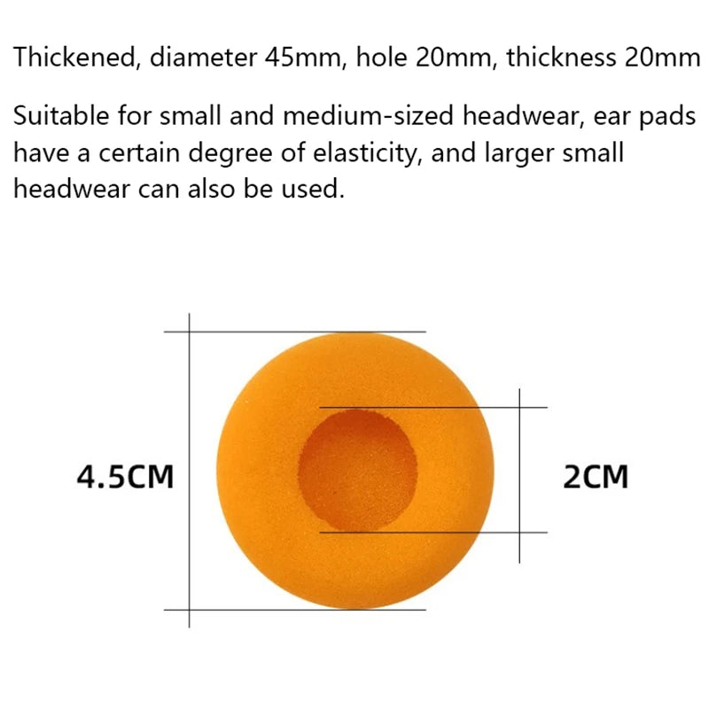2pcs（headphone Not Included）Extra Thick Earpads For Koss KSC35 KSC75 KSC55 Replacement Ear Pads Cushions Cover Upgrade Soft Foam