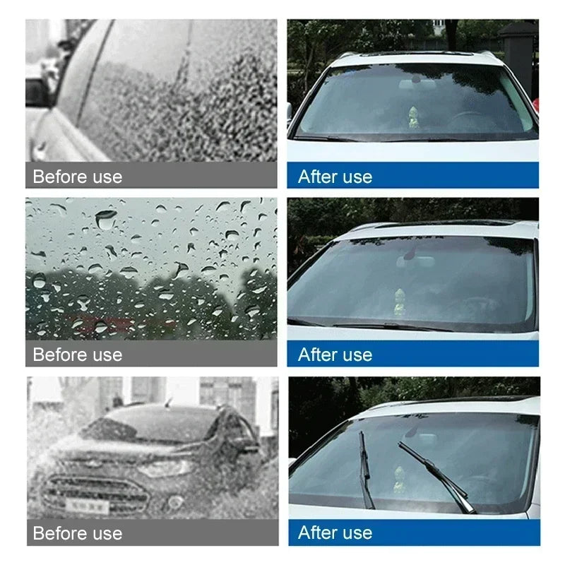 New 100Pcs Degreasing Film Wiper Essence Effervescent Tablets Solid Cleaner Car Windscreen Glass Toilet Cleaning Car Accessories
