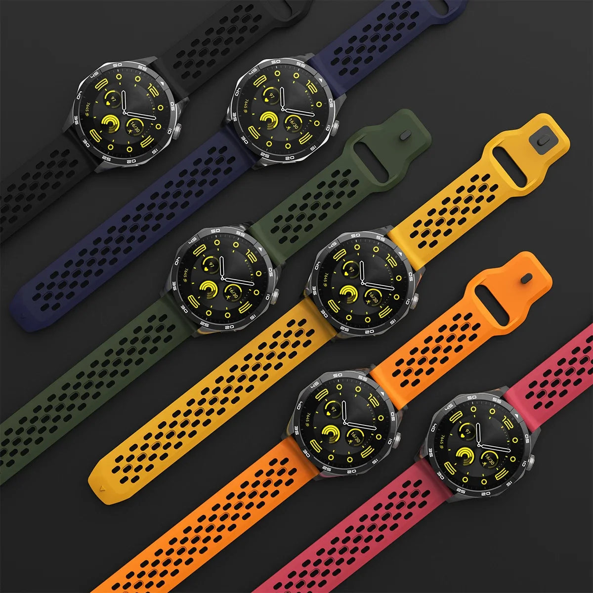 18 20 22mm Silicone Strap for Garmin Forerunner 170 70 970 570 47/42mm 265 165 55 Venu 4 45/41mm Bracelet Garmin Active 6 5 Band