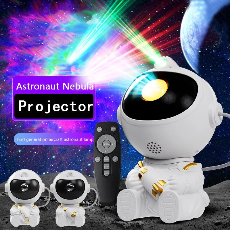 Astronaut LED Star Projector Night Light Galaxy Projectors for Home Bedroom Room Decorative Children Kids Gift Starry Sky Lamp