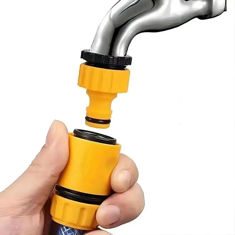 Hose Faucet Quick Connector 3/4 & 1/2 Inch Graden Hose Water Tap Threaded Connector Faucet Adapter For Garden Irrigation