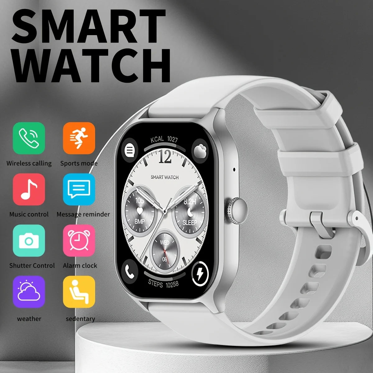 PEJE New 3D-UI Dial Smart Watch men 1.97" 700mAh 1ATM Waterproof 3 Type Styles3D rotationNovel and Cool Display Always Show Time