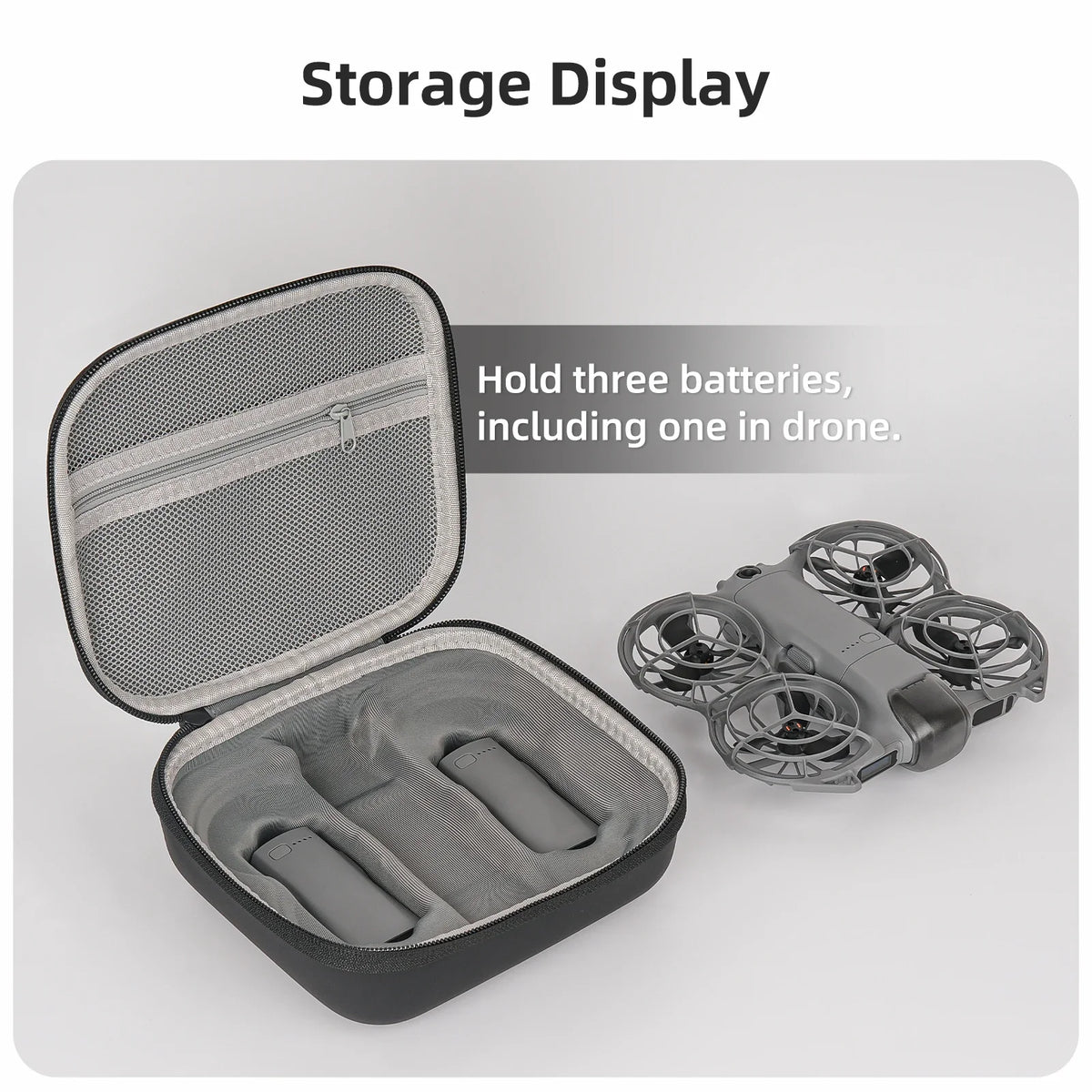 Portable Carrying Case for DJI NEO 2 Drone Hard PU Travel Storage Bag Shockproof Case Waterproof Protector Neo 2 Accessories ﻿