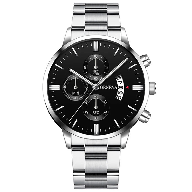 Fashion Men Watch Luxury Calendar Quartz Wrist Watch Mens Business Watches for Man Clock Montre Homme