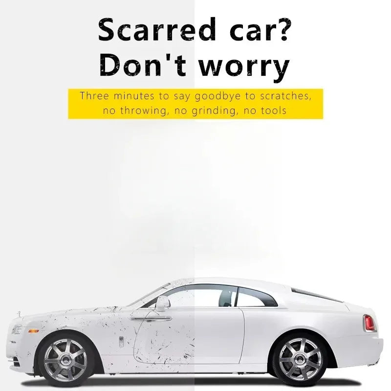2pcs Upgraded Nano Magic Car Scratch Remover Cloth Multipurpose Scratch Repair Cloth for Car Paint Scratch Repair