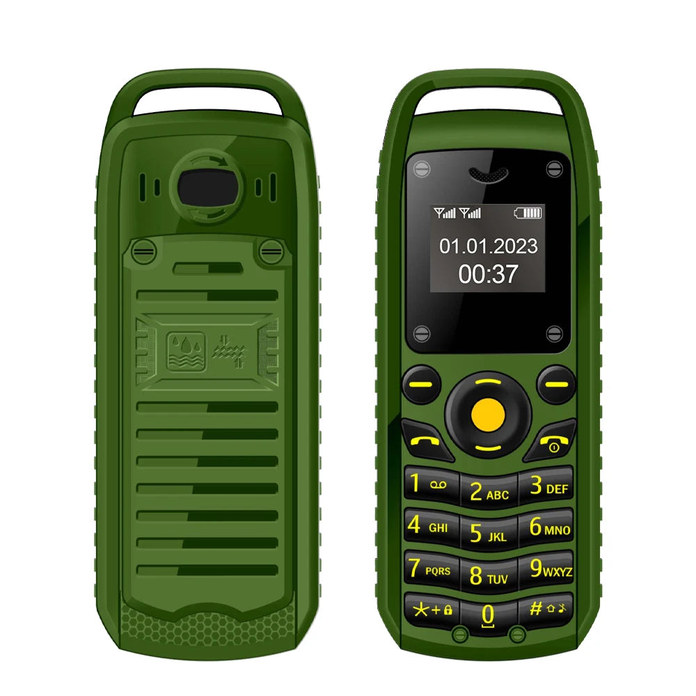 SERVO Mini Mobile Phone 2 SIM Cards Magic Voice Bluetooth Dialing Blacklist Low Radiation Smallest Button Cellphones Four Colors