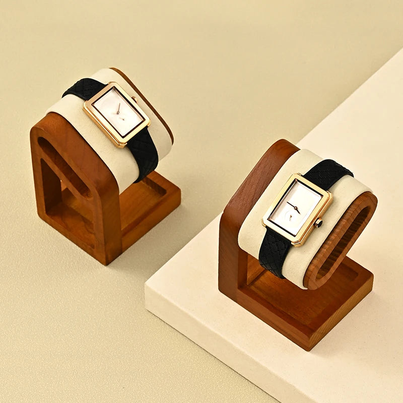 Oirlv Wooden Jewelry Organizer Bracelet Watch Display Stand Jewelry Storage Holder Watch Rack Watch Display Props For Showcase
