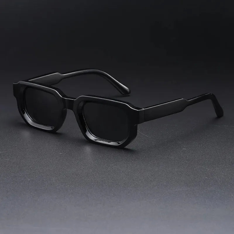 New Men Vintage Rectangle Frame Sunglasses Fashion Women Sun Glasses Luxury Brand Design Goggles UV400 Shades Eyewear