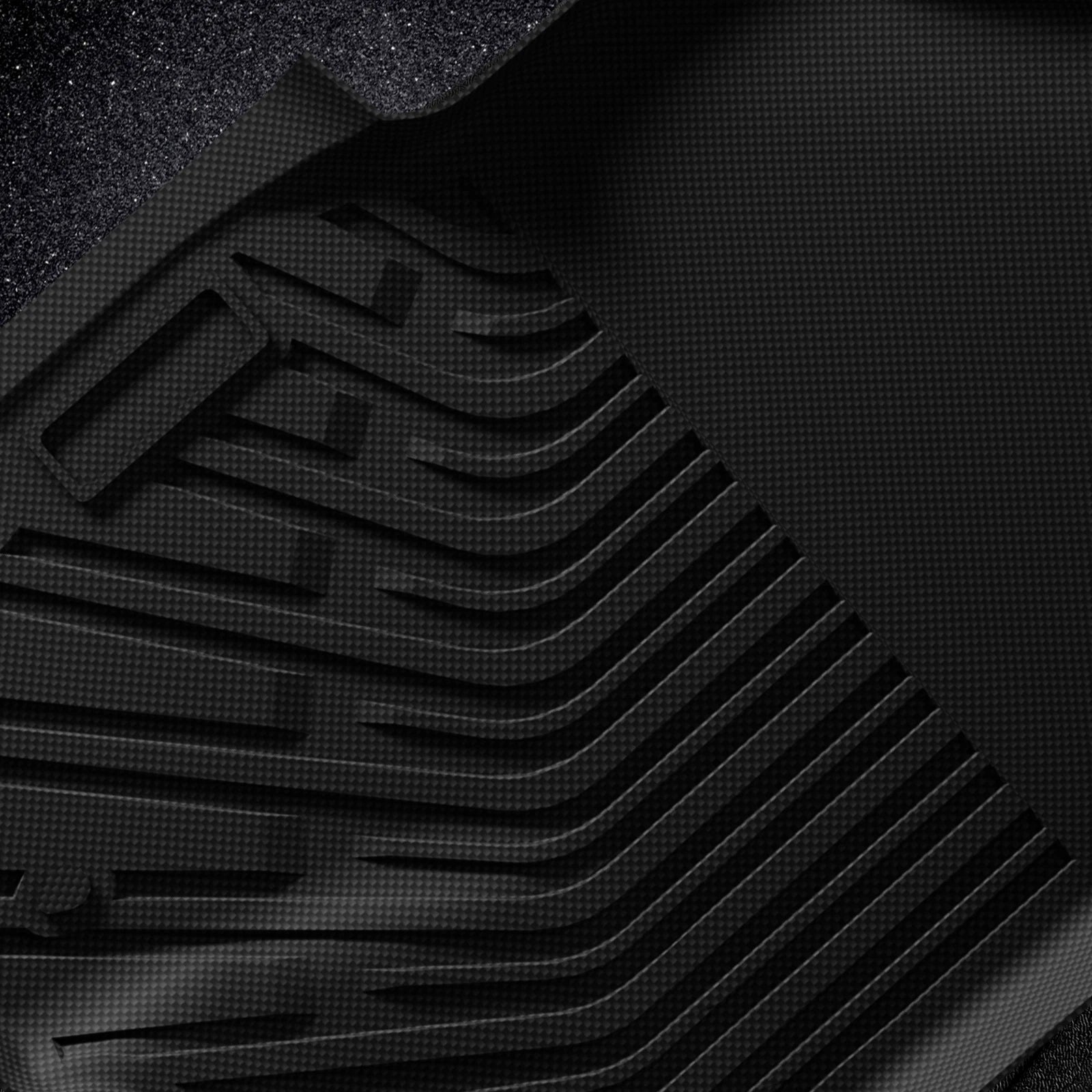 3Pcs Set Car Floor Mats Compatible for Ram 1500 2009-2018 All Weather Automotive Floor Mats Waterproof Car Mats Accessories