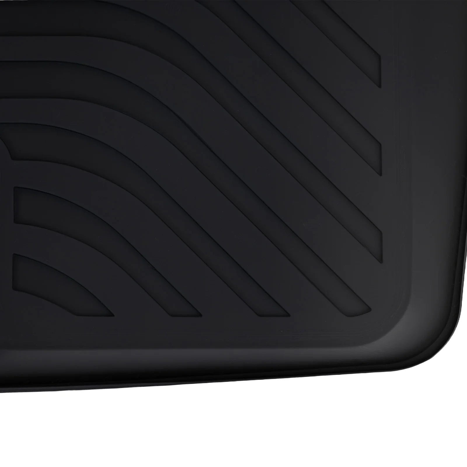 Black Carpet Floor Mats for Tesla 3 2017-2023 TPE Waterproof Car Carpet