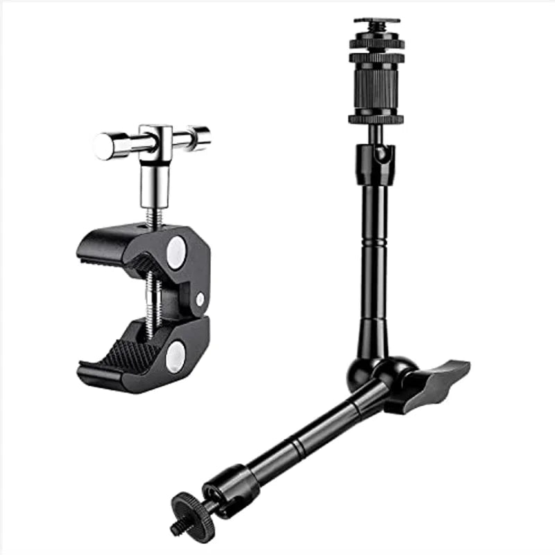 Magic Articulated Arm  Metal Adjustable Super Clamp For LED Light LCD Video SLR DSLR Camera Accessories
