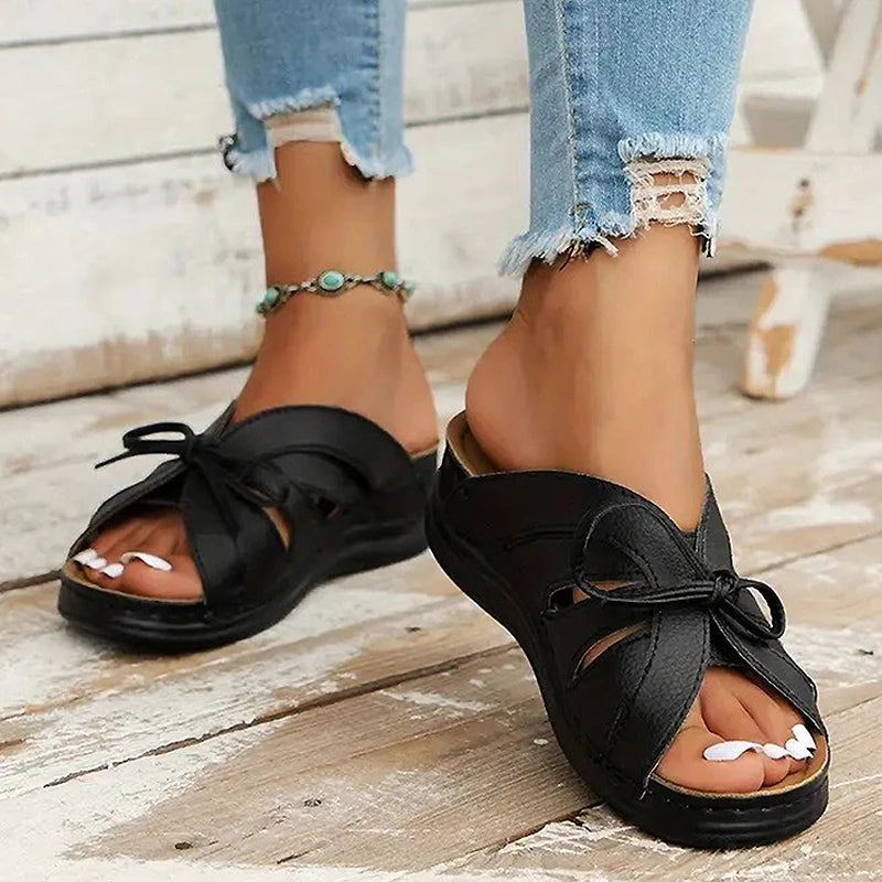 Summer Sandals Shoes Women Open Toe Shoes Woman Non-Slip Women's Shoes Wedge Women Shoe Comfortable Footwear Female Women Sandal