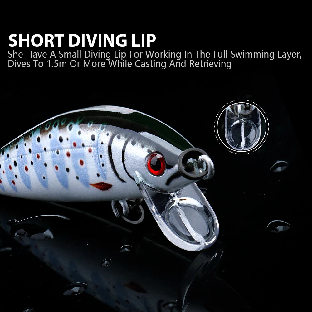 VTAVTA Sinking Minnow Jerkbait Wobbler 7cm 10g Trout Saltwater Artificial Hard Bait Swimbait Carp Pesca Pike Fishing Lure Tackle