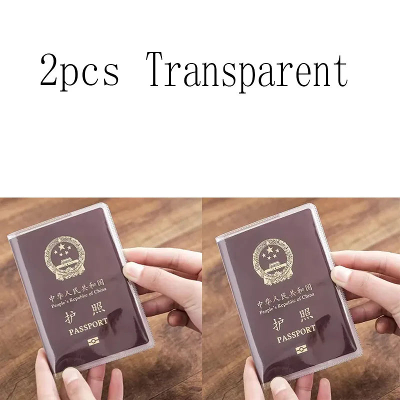 New Passport Protective Cover Waterproof Cover ID Card Holder Universal Business Credit Card Protective Cover Storage Wallet