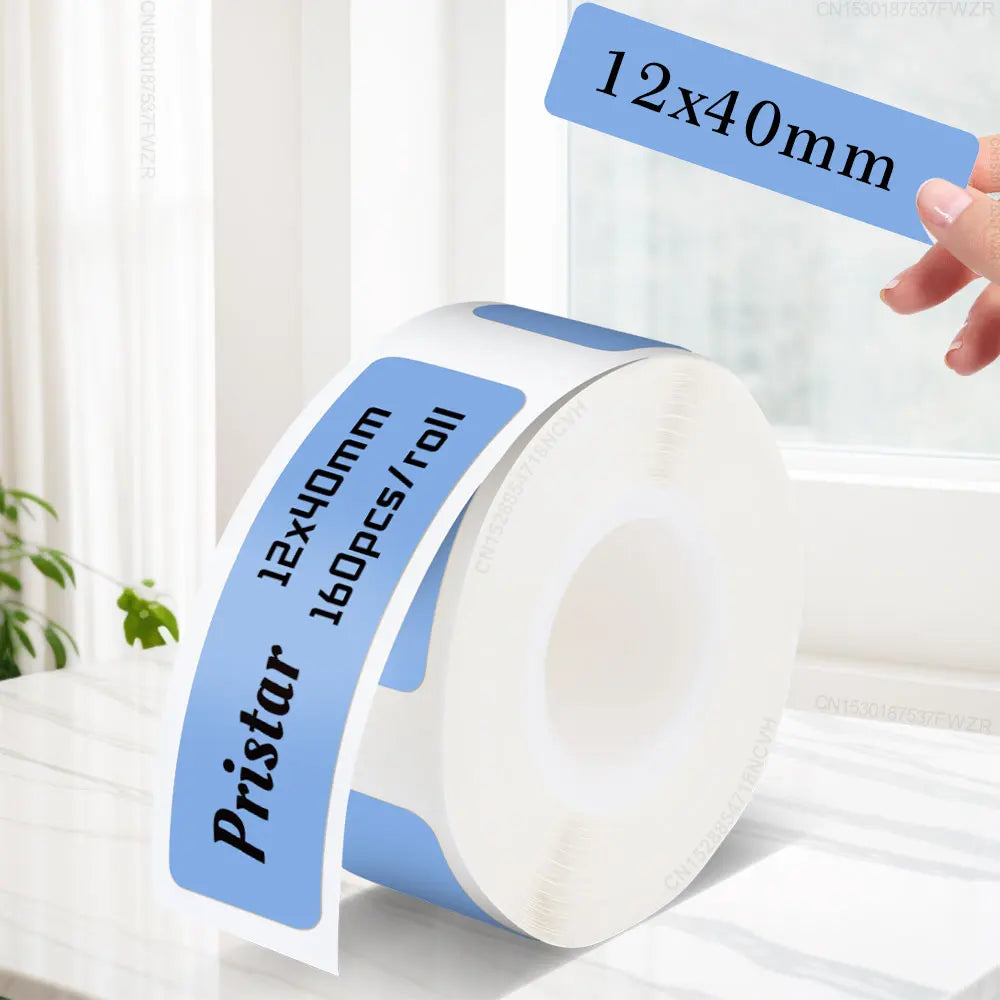 1PK P15 Transparent Label Tape 14mmx30mm Clear Waterproof Self Adhesive Label Sticker Paper for Marklife P15 P12 Label Maker