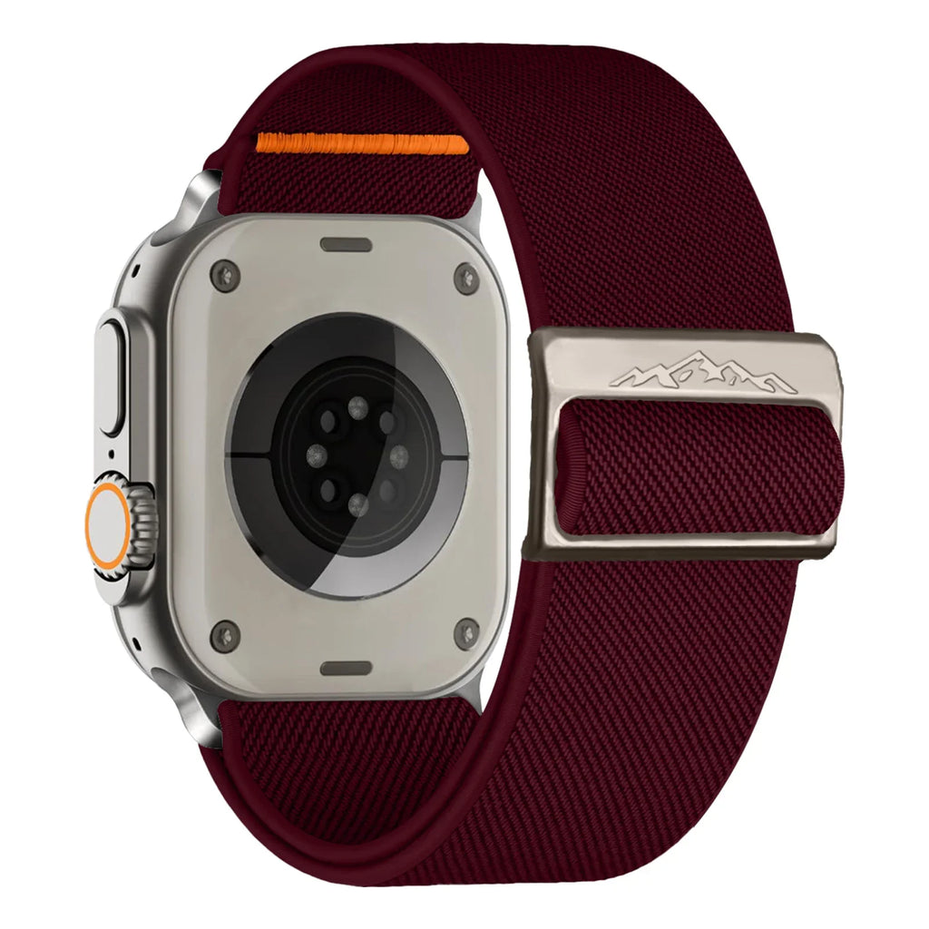 Nylon Strap for Apple Watch Ultra 2 Band 49mm 9 8 7 45mm 41mm 44mm 40mm 42mm Braided Elastic Bracelet for IWatch Series 6 SE 5 4