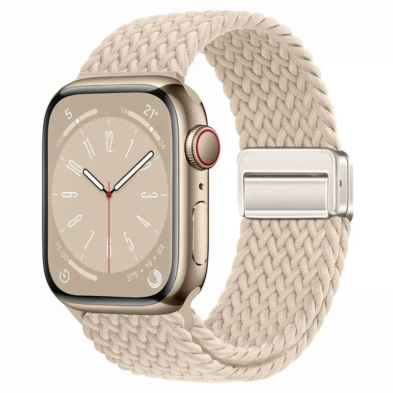 Nylon strap For Apple watch 11 10 42mm 46mm 9 8 7 45mm 41mm Ultra 3/2/1 49mm Magnetic wristband For iWatch 6 5 4 3 SE 44mm 40mm