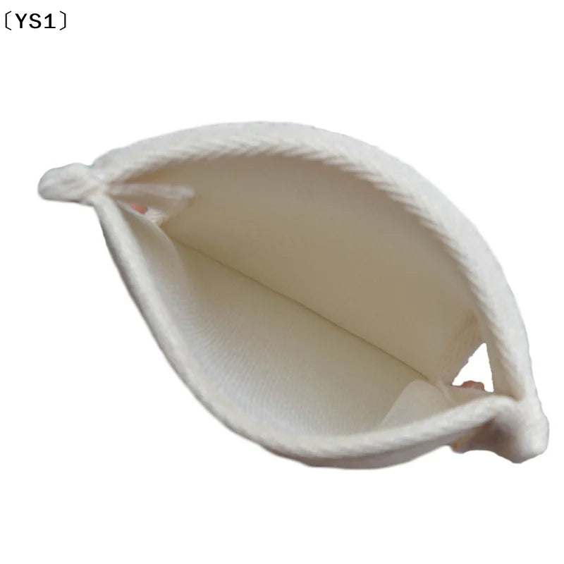 〔YS1〕Soft Natural Loofah Glove Double Sided Body Scrub Sponge Pad For Shower Spa Skin Clean Bath Mitt