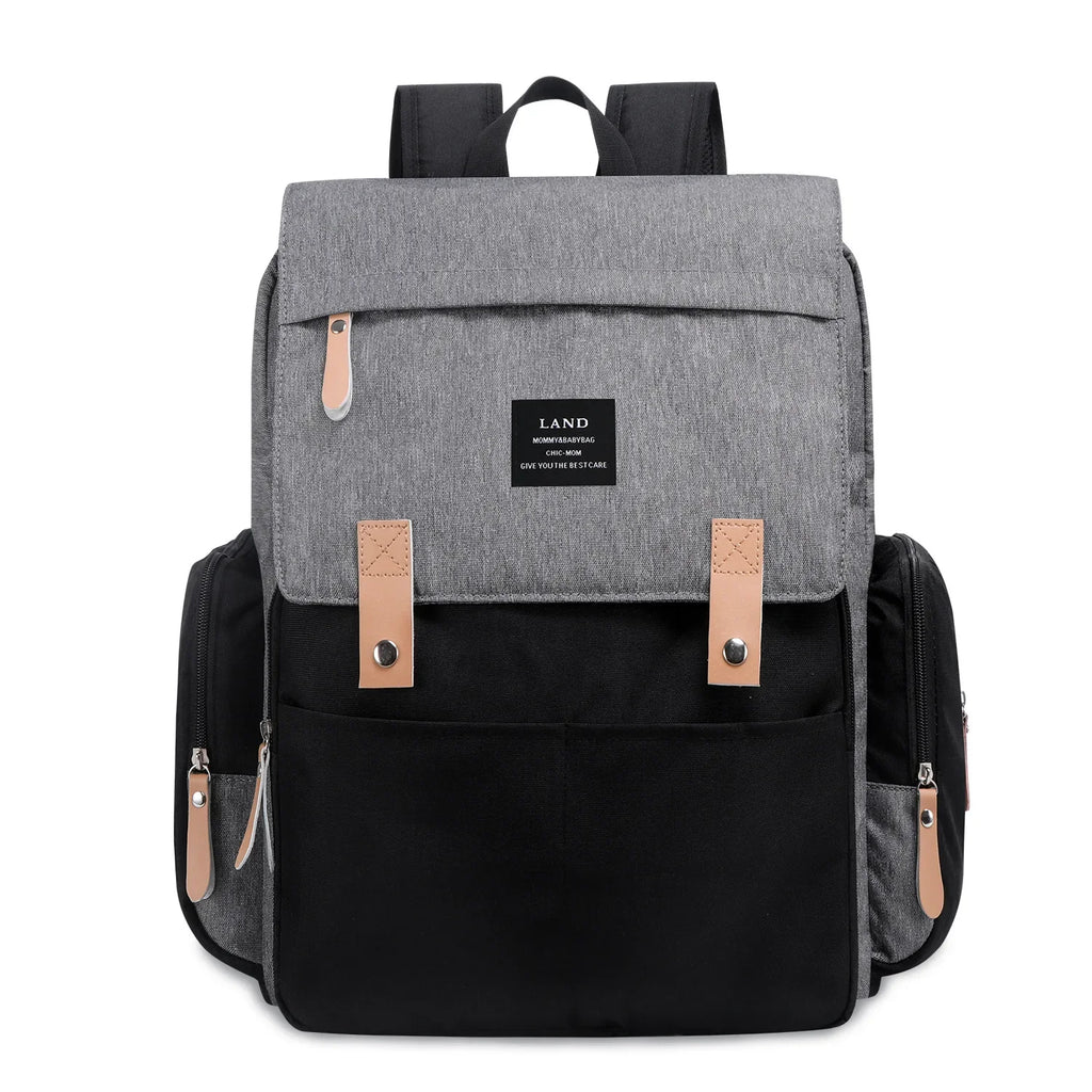 2022 Fashion New Baby Diaper Bag Backpack Multifunctional Diaper Bag Organizer with Thermal Milk Bottle Bag Baby Bags for Mom