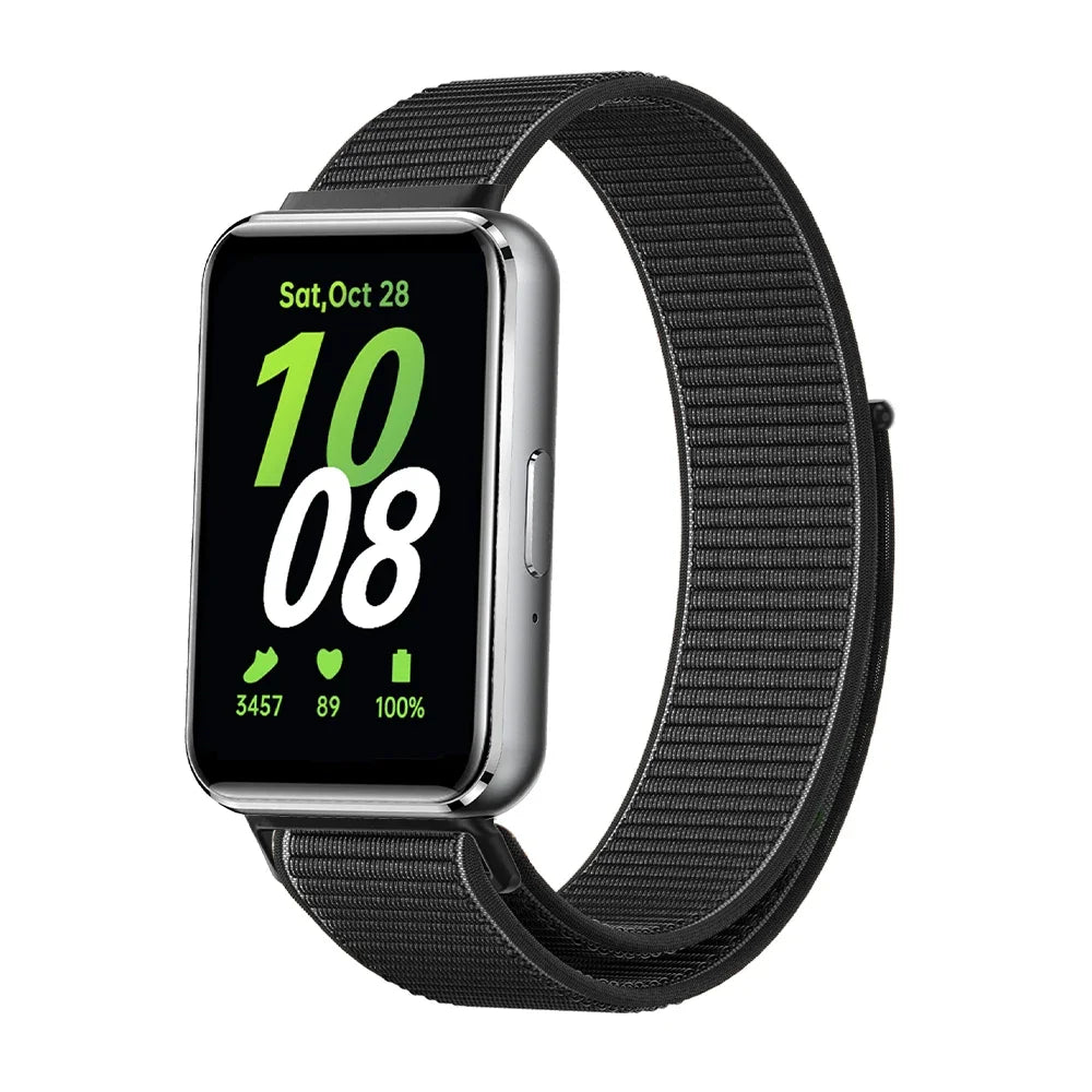 Nylon Loop Strap for Samsung Galaxy Fit 3 Adjustable Elastic Bracelet  Watchband for iWatch Samsung Galaxy Fit3 Band Accessories