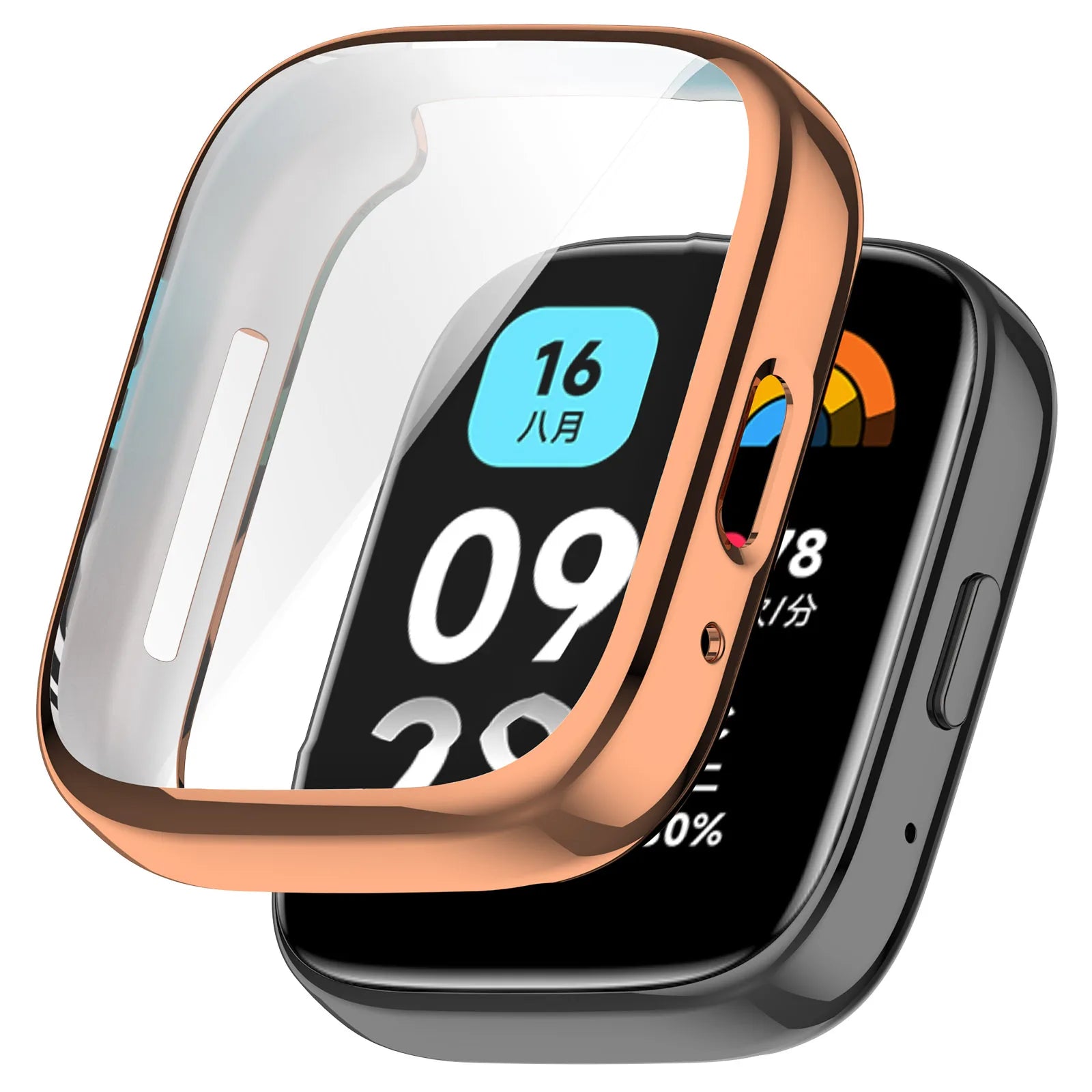 Soft Silicone Strap for Redmi Watch 3 Active Strap Accessories Smart Replacement Watchband and Screen Protector Case Wristband