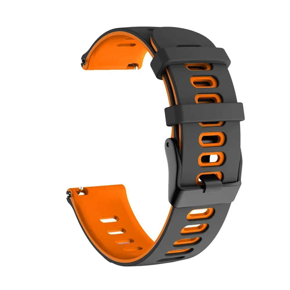 Sports Silicone 20mm 22mm Watch Strap For Garmin Venu 3 Band Forerunner 265 255 Music Vivoactive 4 For Garmin Venu Sq 2 Bracelet