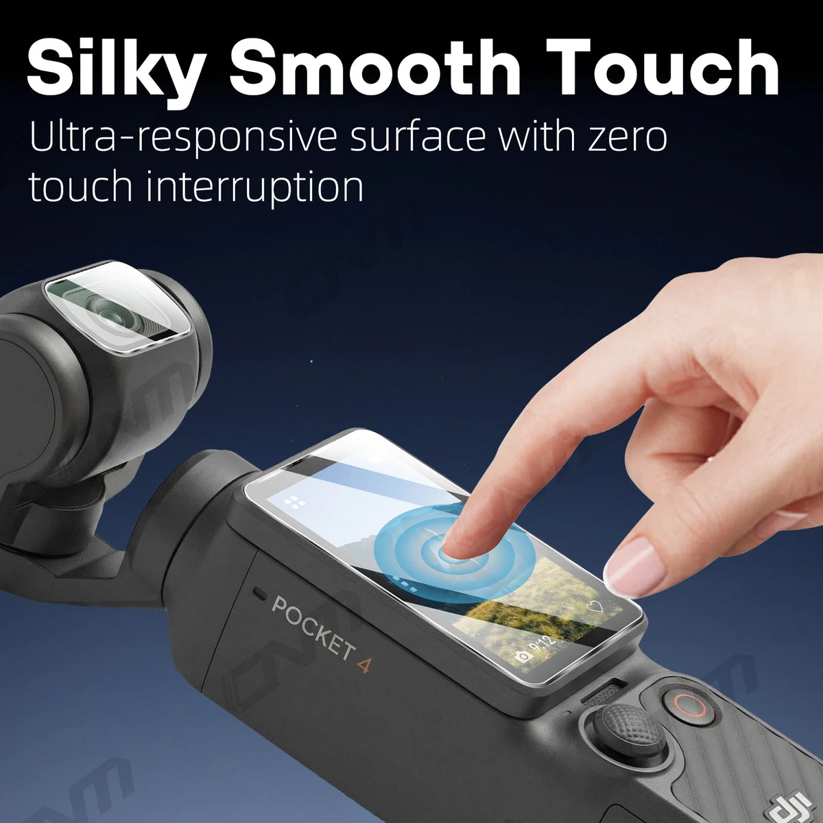 9H Tempered Glass For DJI Osmo Pocket 4 3, Ultra-Clear Glass Camera Lens Screen Protector Film For DJI Pocket4 Accessories