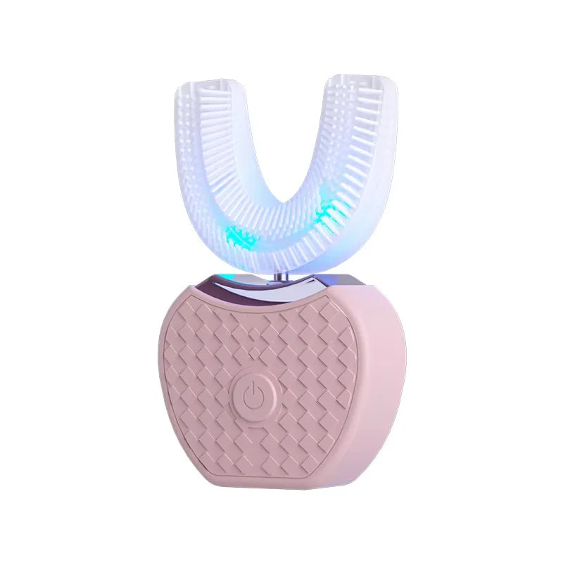 U-Shaped Ultrasonic Toothbrush With 3 Modes, 360° Ultrasonic Technology, Adult Silicone Electric Toothbrush For Automatic Teeth Whitening, Oral Care Device.