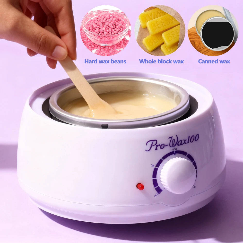 LULAA Electric Wax Heater Wax Melting Heater Portable Wax Heater Adjustable Temperature Suitable for Home and Nail Salon Use
