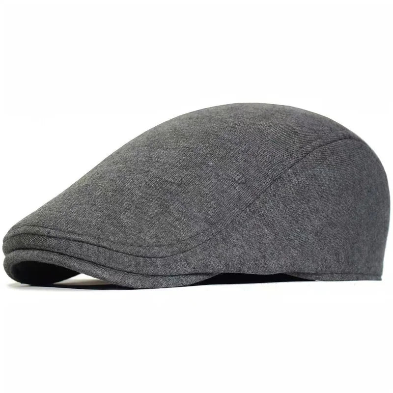 Cotton Newsboy Caps Men Women Hat Soft Casual Beret Solid Unisex Retro Hat Driver Flat Cap The waiter Cap