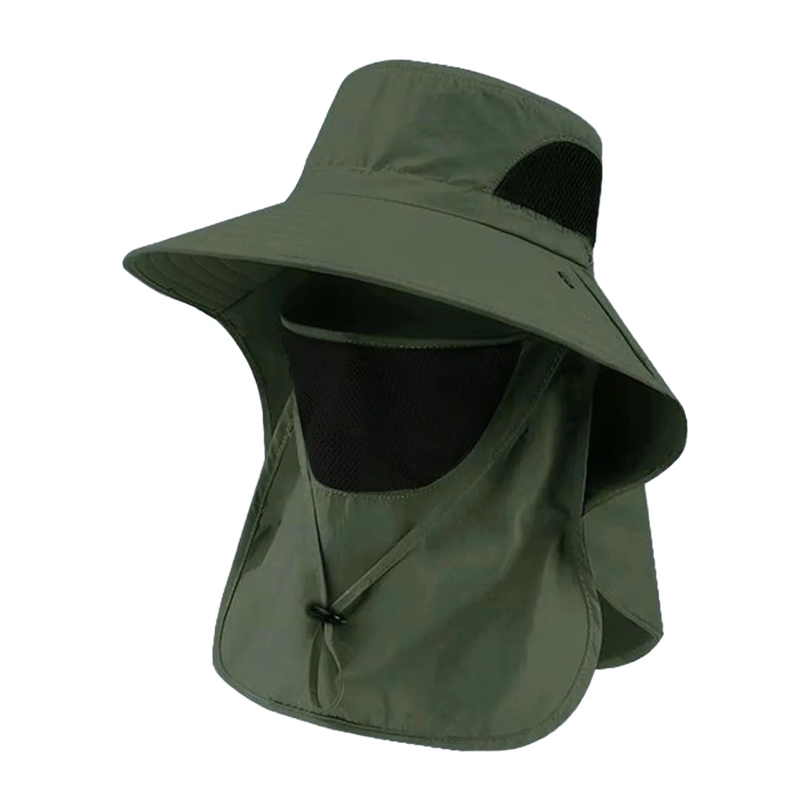 Sun Fishing Hat Women's Bucket Hat with Neck Cover Breathable Wide Brim Summer UV Protection Hat for Travel Holiday Beach