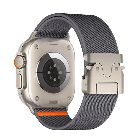 Nylon Strap for Apple Watch Ultra Band 49mm 10 9 8 7 46mm 45 41 44 40mm 42mm Braided Elastic Bracelet for IWatch Series 6 SE 5 4