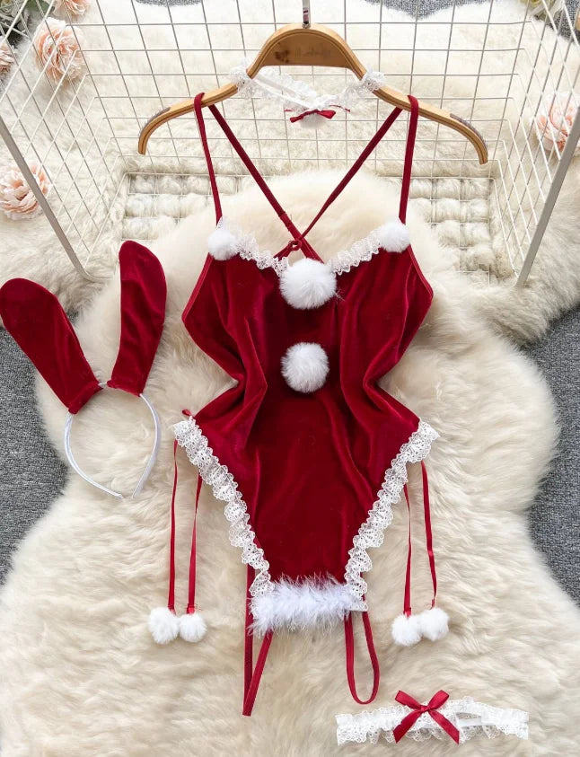 Woman Fashion Comfortable Jumpsuit Women Uniform Sexy Party Hotsweet Outfit Women Cool style Long Sleeve Jumpsuit Set Halloween
