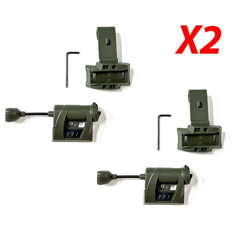 Hot!MPLS Tactical Helmet Light 3 Modes LED Flashlight IR Lamp Outdoor Night Lighting For Hunting Military Cycling Helmet Lamp
