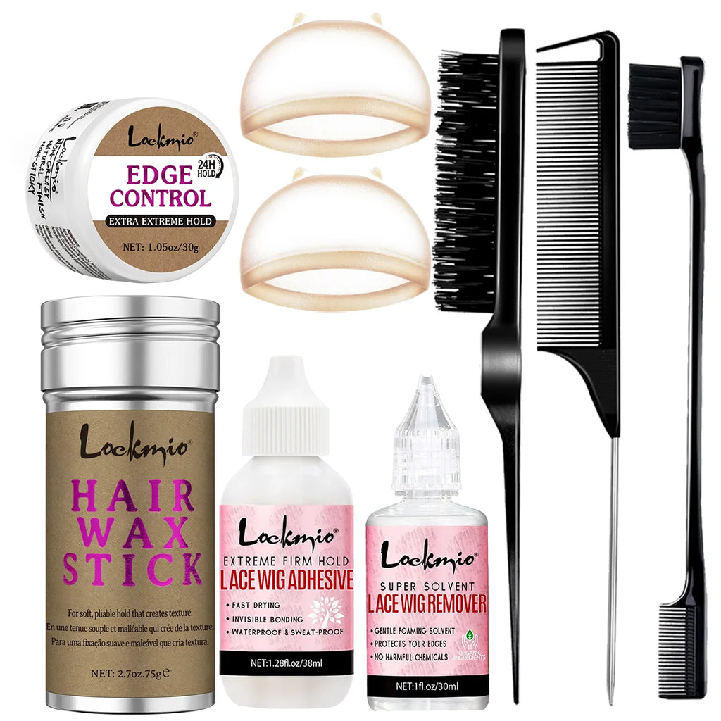 Baby Bangs Styling Gel Hair Pomade Edge Control Wax for Wig Women 24 Hour Long Lasting Hairline Shape Cream Solid Hair Wax Stick