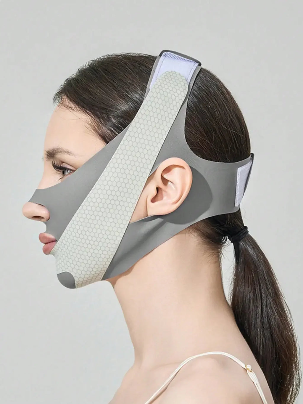 2026 1pc Women's Face Mask, Facial Bandage, Sleep Mask, Suitable For Daily Wear