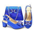 Classics Style New Arrivals Italian Women Shoes Matching Bag Set in Gold Color Comfortable Heels Pumps for Wedding Women Heels