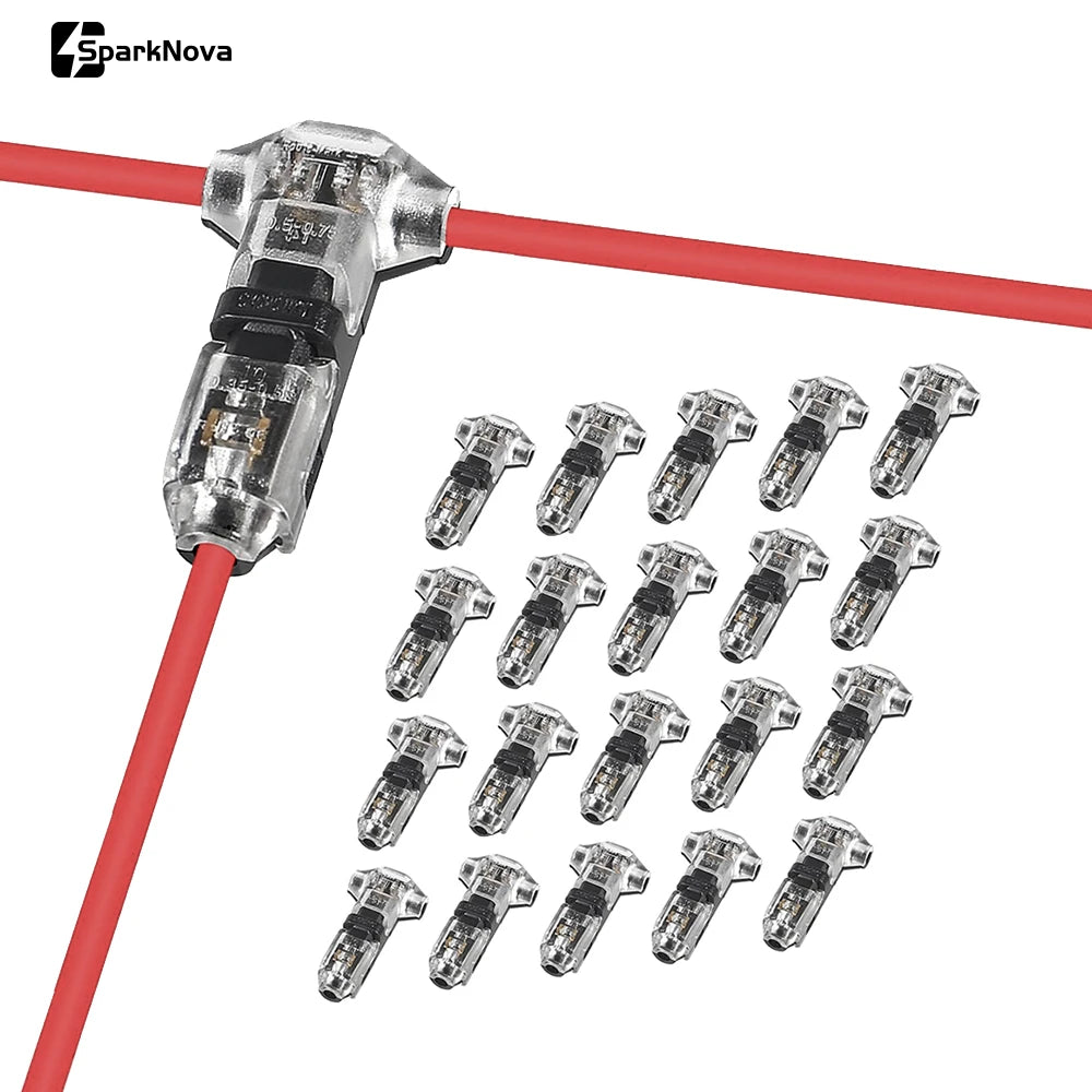 T-Type Wire Connector Set – 10 or 20 Pieces