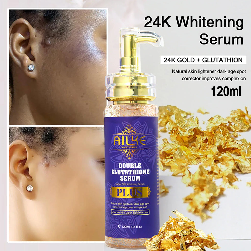 AILKE Anti-Black Spots Serum, Brightening Essence for an Even & Radiant Complexion, Reduce Freckles, Pigmentation, 120 ml