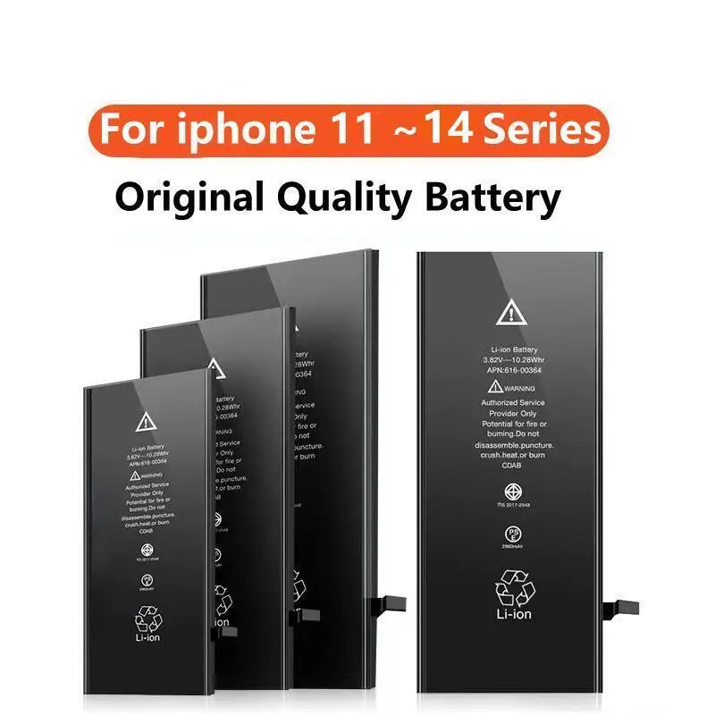 Xilecaly Battery For iPhone 14 Pro Max 11 Pro 12 13 Mini Pro Max Original Real High Capacity Replacement Bateria Warranty 1 Year