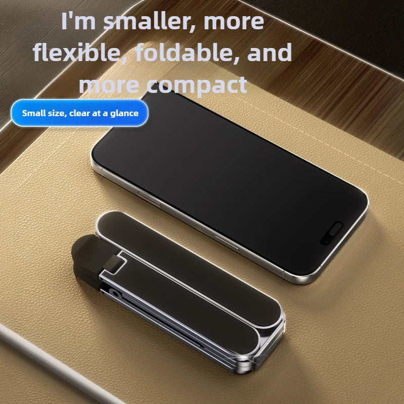 Aluminum Alloy Laptop Stand Foldable Lightweight Tablet Stand Laptop Holder with Height Adjustment for Business Travel