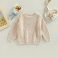 Autumn New Baby Boys Girls Clothes Baby Sweater Toddler Knit Sweater Newborn Knitwear Long Sleeve Cotton Baby Pullover Tops