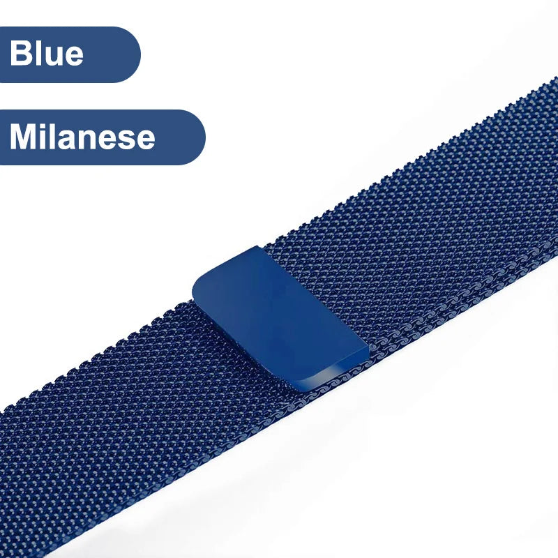 Metal Strap For Samsung Galaxy Watch 4 5 6 Active 2 40mm 44mm Band Watch 3 4 Classic Milanese Magnetic Loop Replacement Bracelet