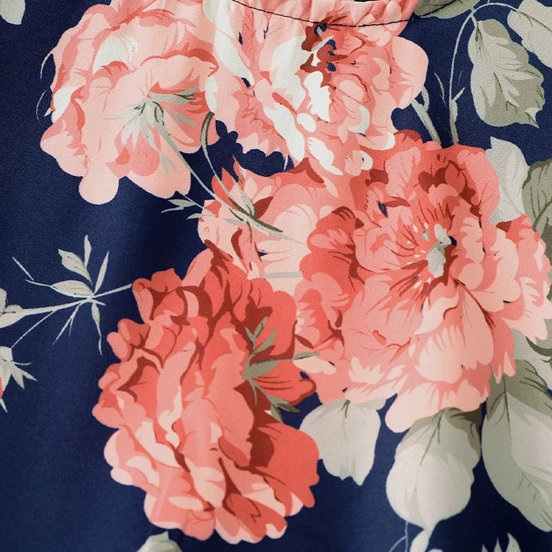 Girls Summer Fashion Thin Holiday Leisure Sleeveless Fragmented Flower Print Dress Comfortable Skirt Children's Clothing